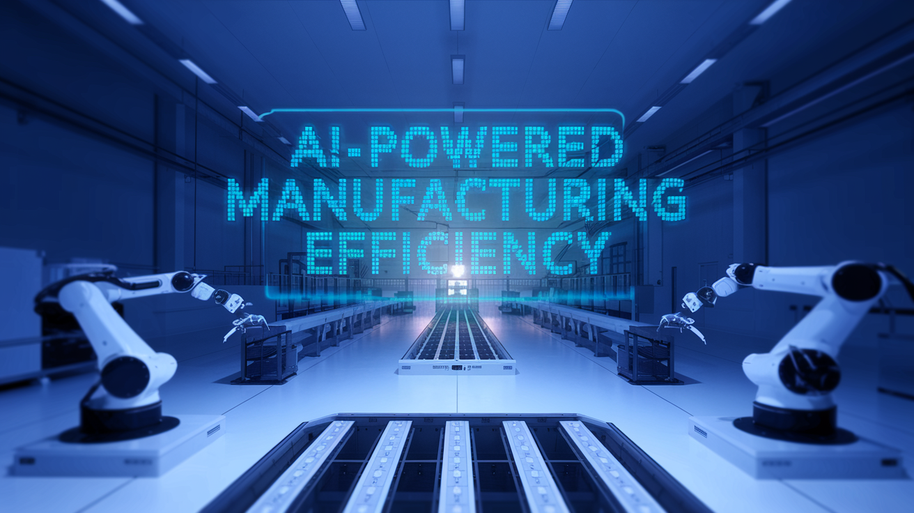 AI powered manufacturing efficiency